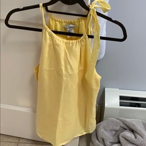Lily Pulitzer yellow halter size 8